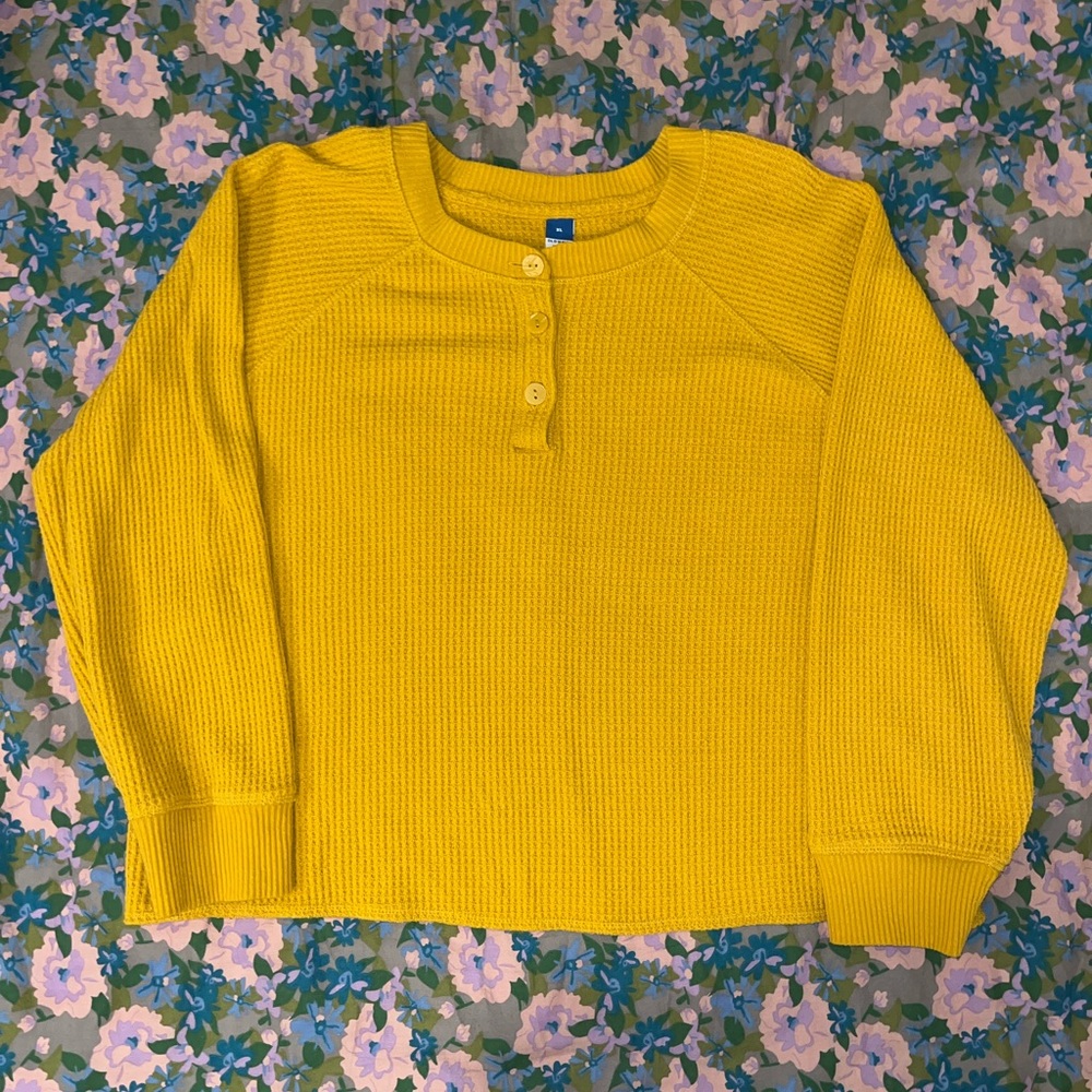 Mustard Crop Sweater